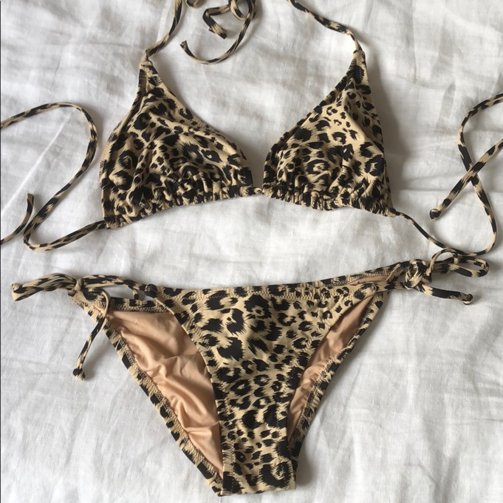 JCrew Animal Print Bikini